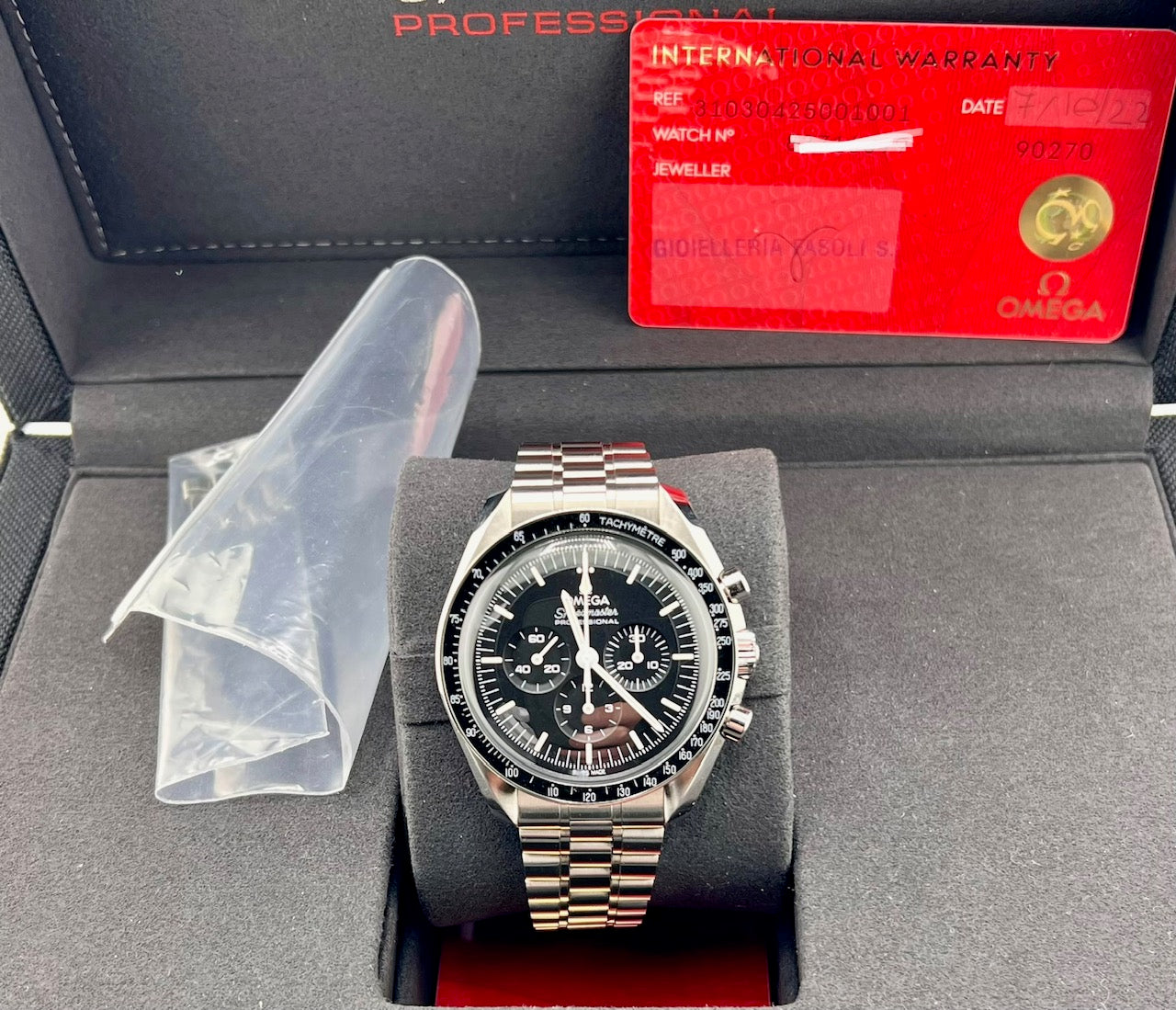 Omega Speedmaster Moonwatch 31030425001001 2022 Box&Paper