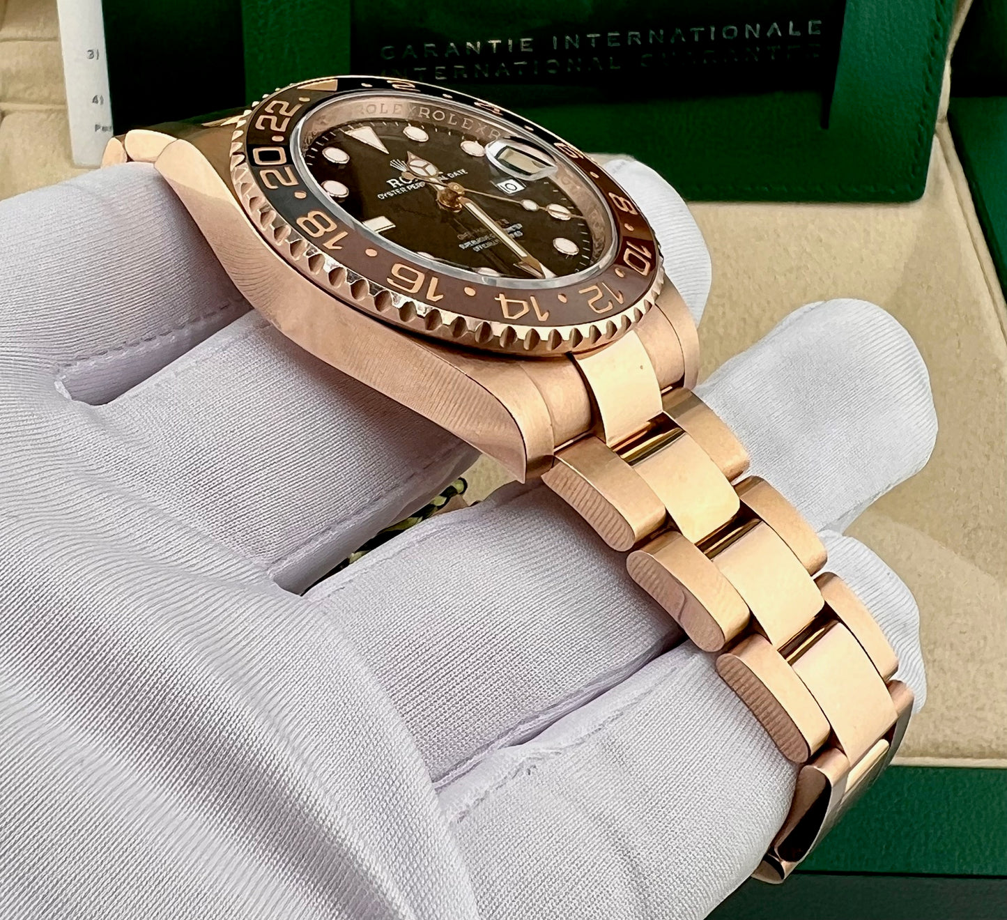 Rolex GMT-Master II 126715CHNR 40mm Everose 2021 full set 11 Link