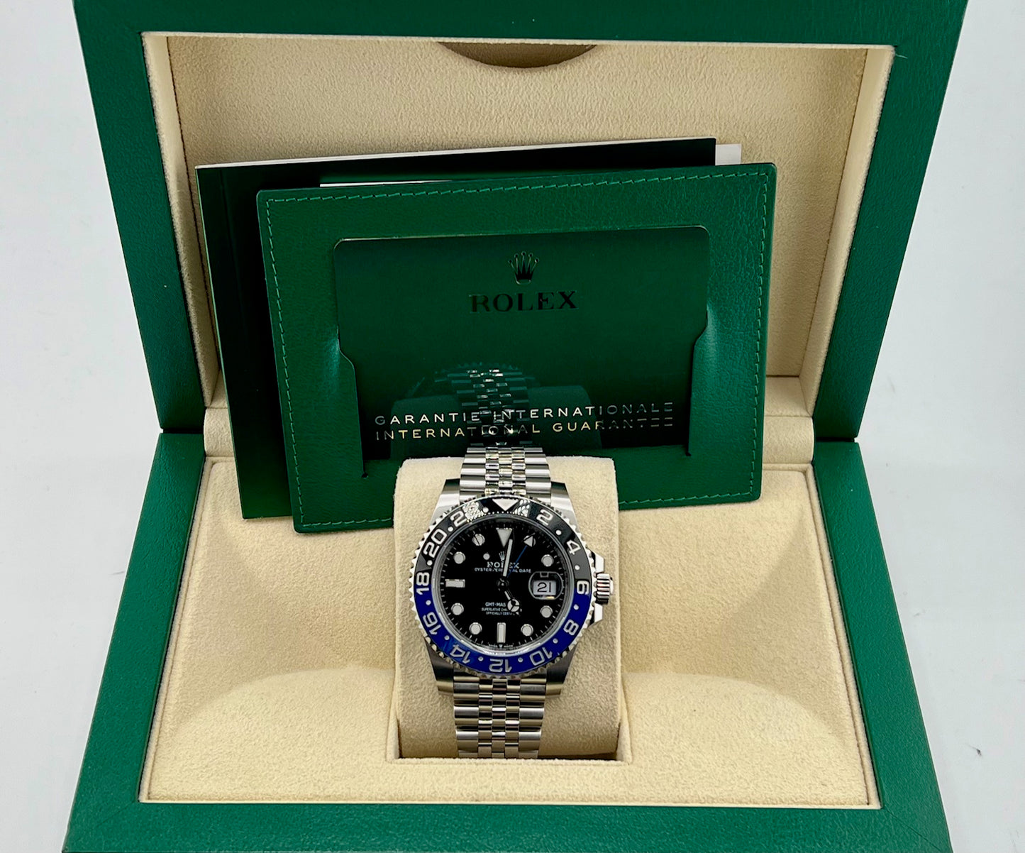 Rolex GMT-Master II ''Batman'' 126710BLNR Jubilèe 2021 like new