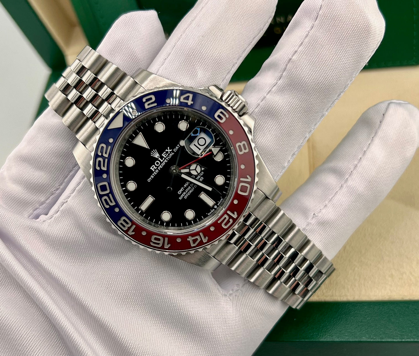 Rolex GMT-Master II 126710BLRO Pepsi 2021 Jubilèe Full Set