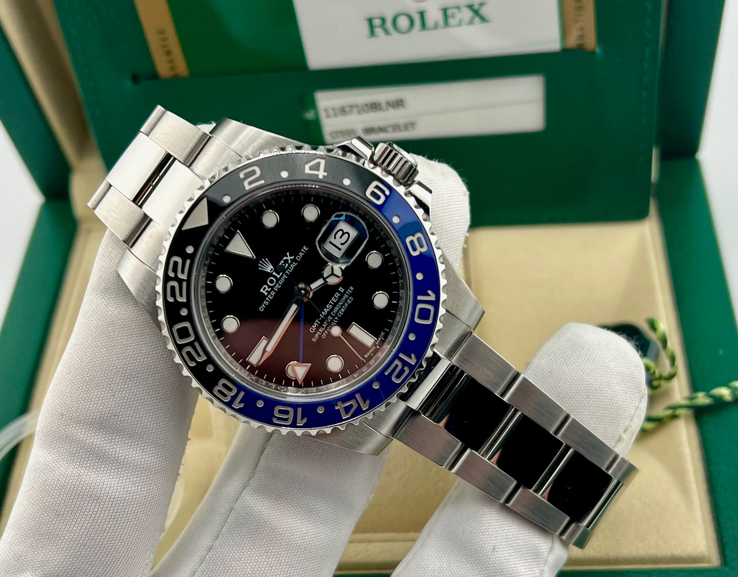 Rolex GMT-Master II "Batman" 116710BLNR 2019 Like New