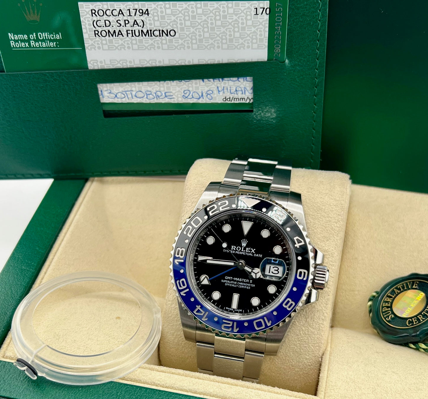Rolex GMT-Master II "Batman" 116710BLNR 2019 Like New