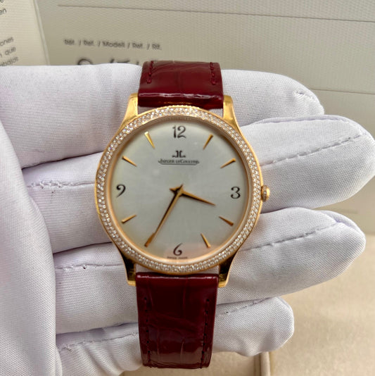Jaeger-LeCoultre Master Ultra Thin Rose Gold 34mm 145.2.79 34mm 2006 full set