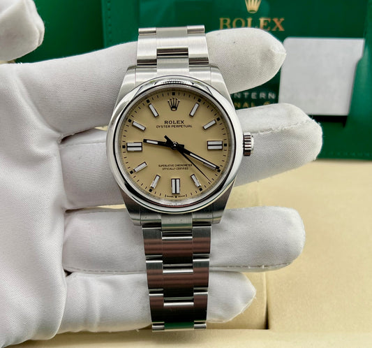 Rolex Oyster Perpetual Cream Dial 2025 134300 41mm