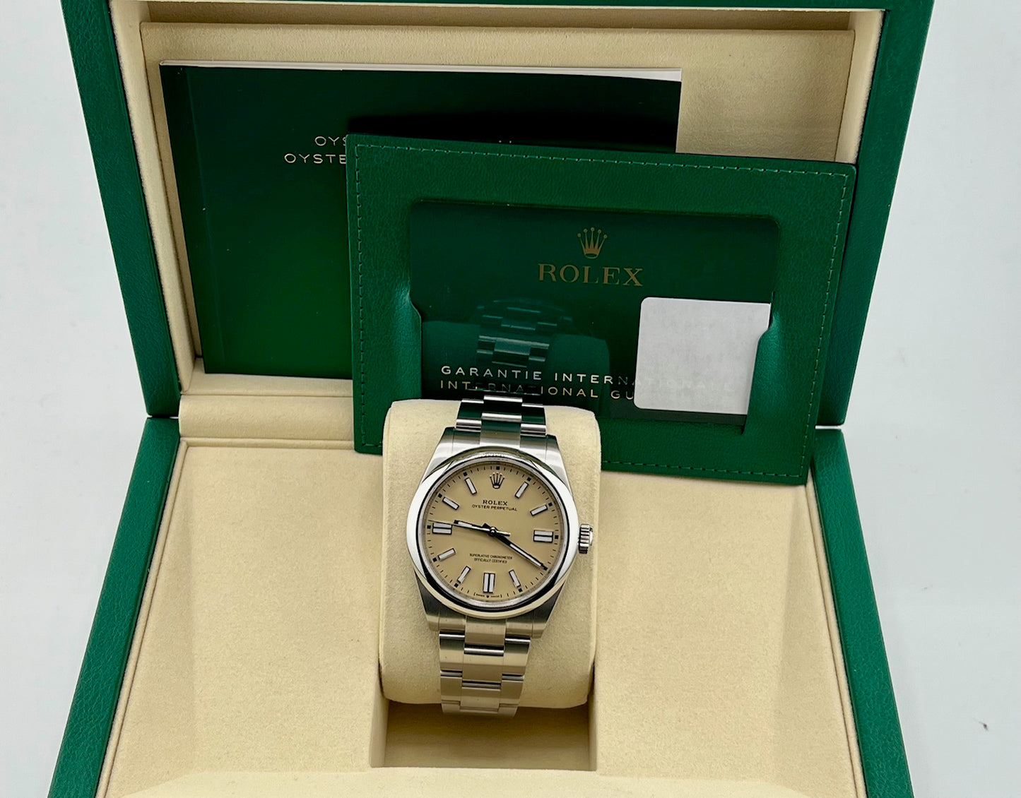 Rolex Oyster Perpetual Cream Dial 2025 134300 41mm