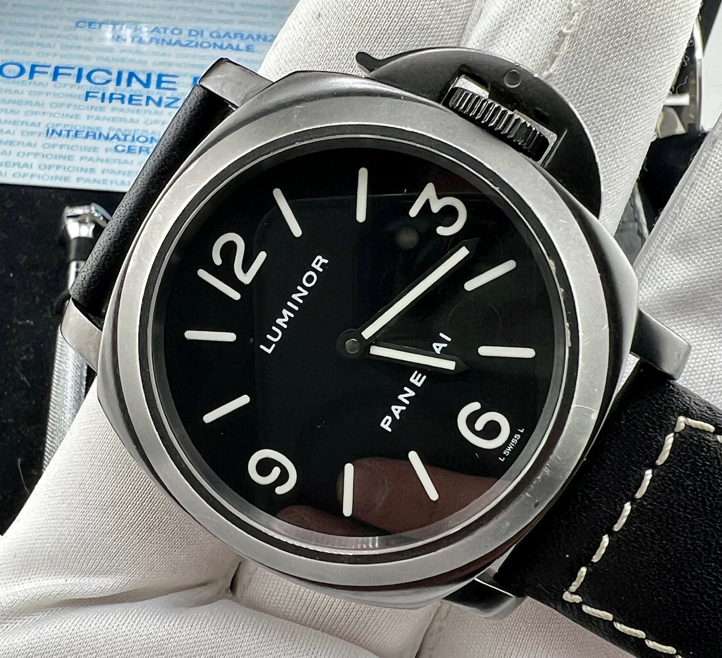 Panerai Luminor Rare PAM00009 ''L Swiss L'' 1999 44 mm full set
