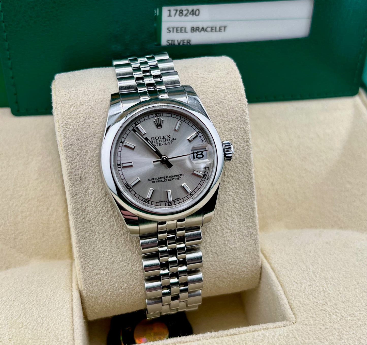 Rolex Datejust 31mm 178240Full Set Jubilèe 2016 ITA