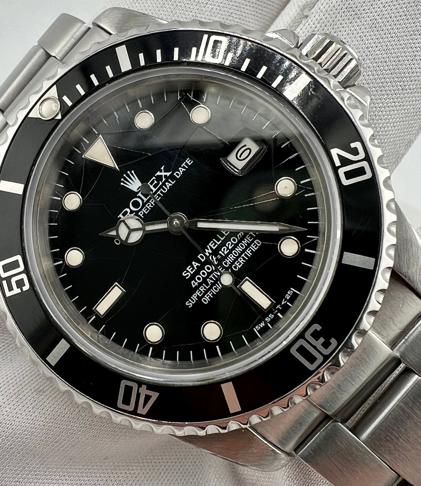 Rolex Submariner Date 16610 2003 No Holes Sel only watch