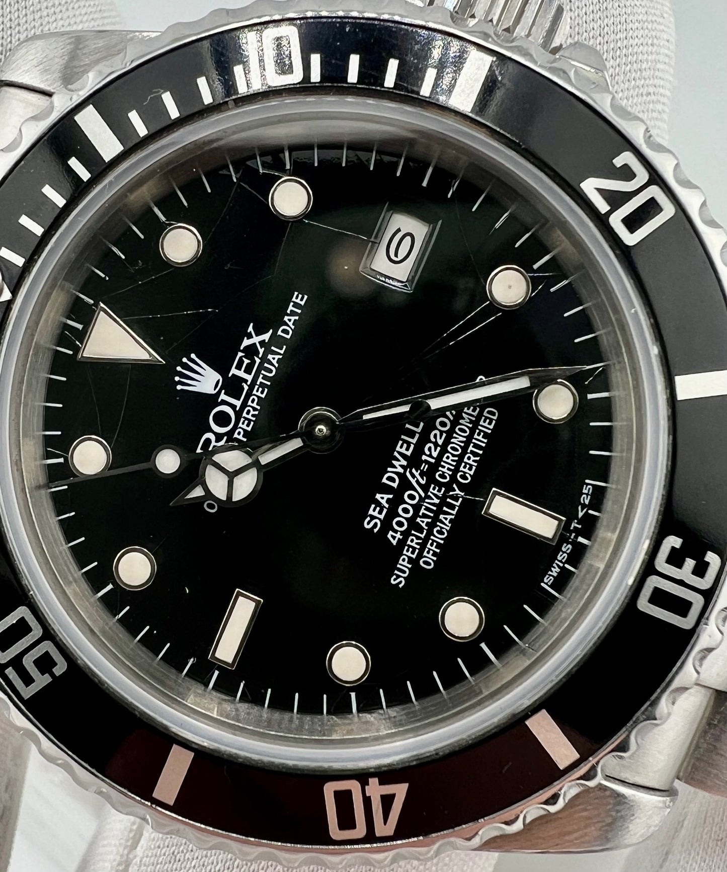 Rolex Submariner Date 16610 2003 No Holes Sel only watch