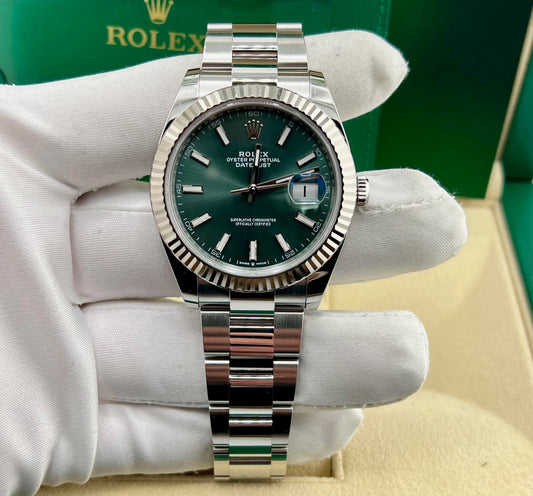 Rolex Datejust 41mm 126334 Mint Dial 2024 Oyster