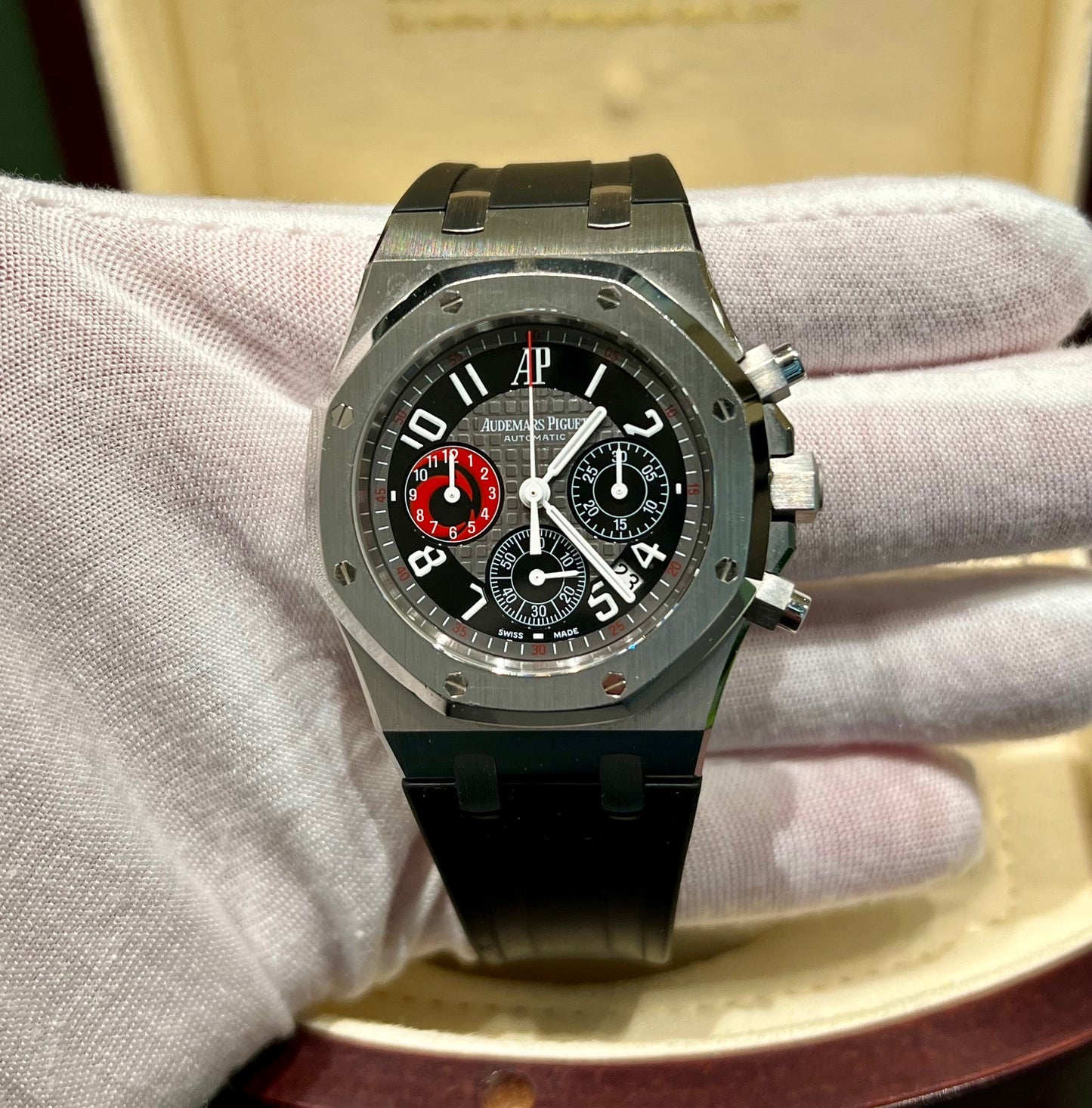 Audemars Piguet City Of Sails Royal Oak 25979ST 2003 39mm extrait d'archive