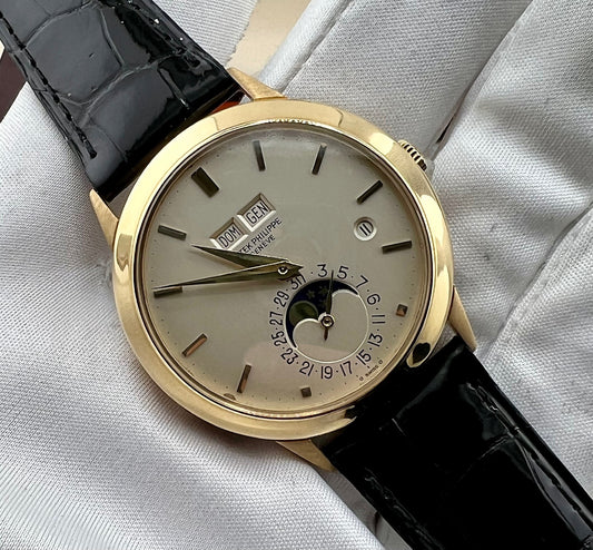 Patek Philippe Perpetual Calendar ''Padellone''3450J 1984 full set+service 2015