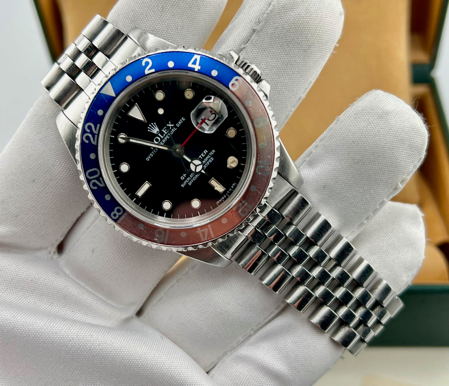 Rolex GMT-Master I 16700 Pepsi Jubilèe 1992 Full Set