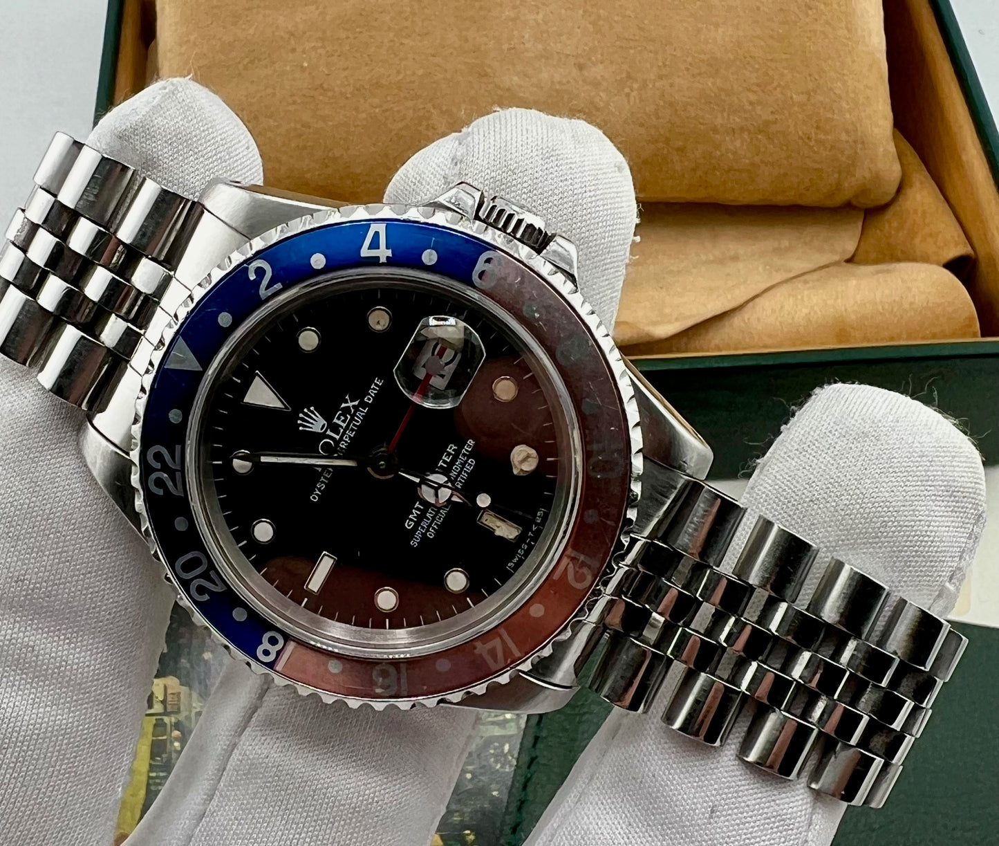 Rolex GMT-Master I 16700 Pepsi Jubilèe 1992 Full Set