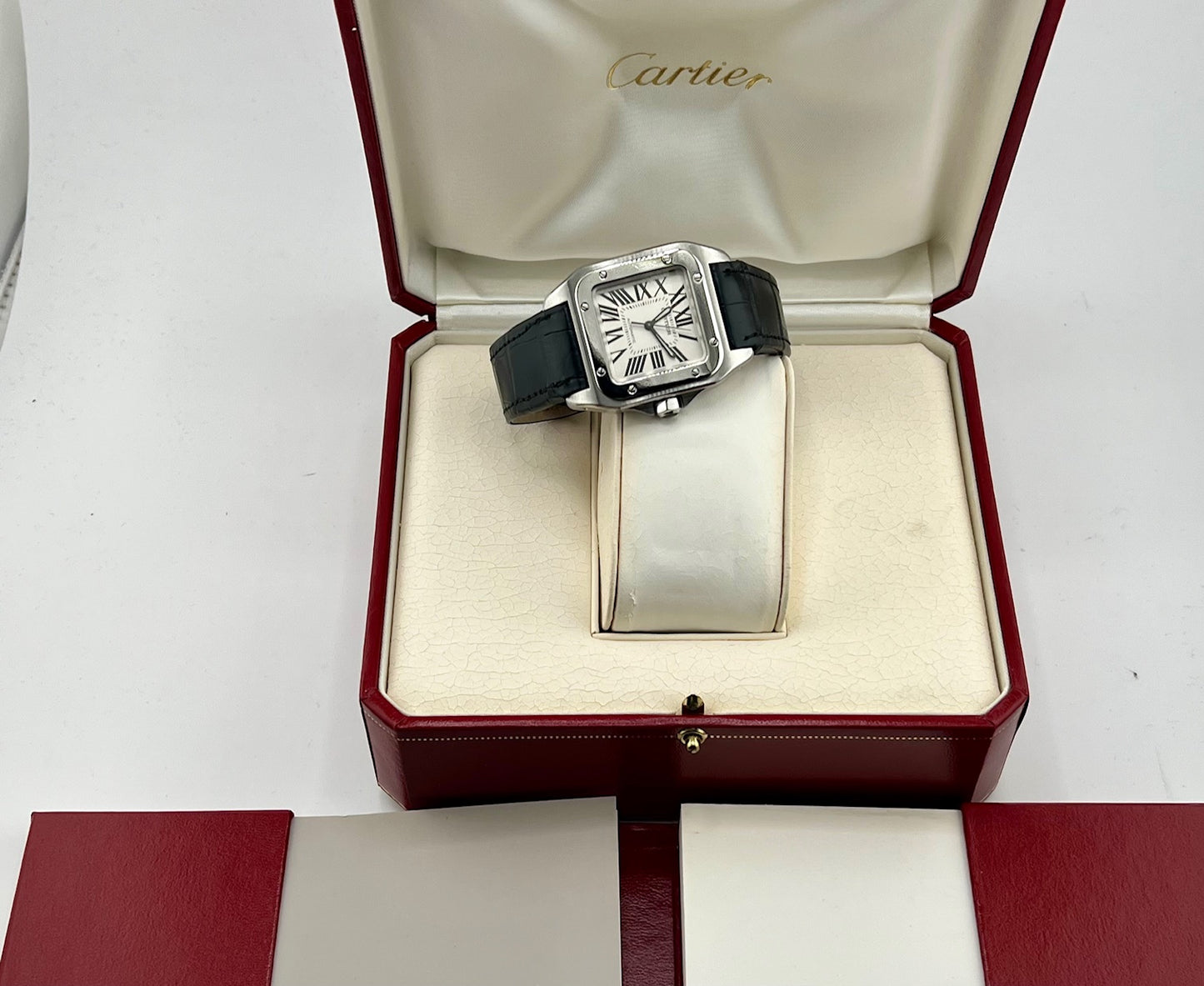 Cartier Santos 100 2878 Full Set 2001 33X44mm