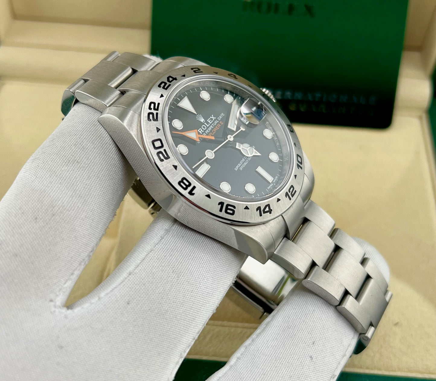 Rolex Explorer II 216570 Black dial 42mm New Card 2021