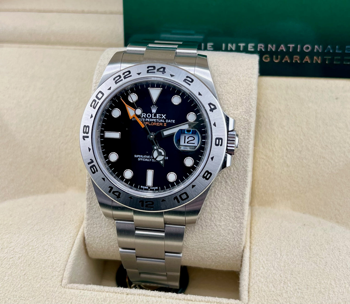 Rolex Explorer II 216570 Black dial 42mm New Card 2021
