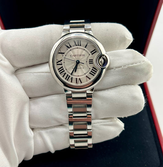 Cartier Ballon Bleu 33mm Automatic W6920071 No Paper Cartier