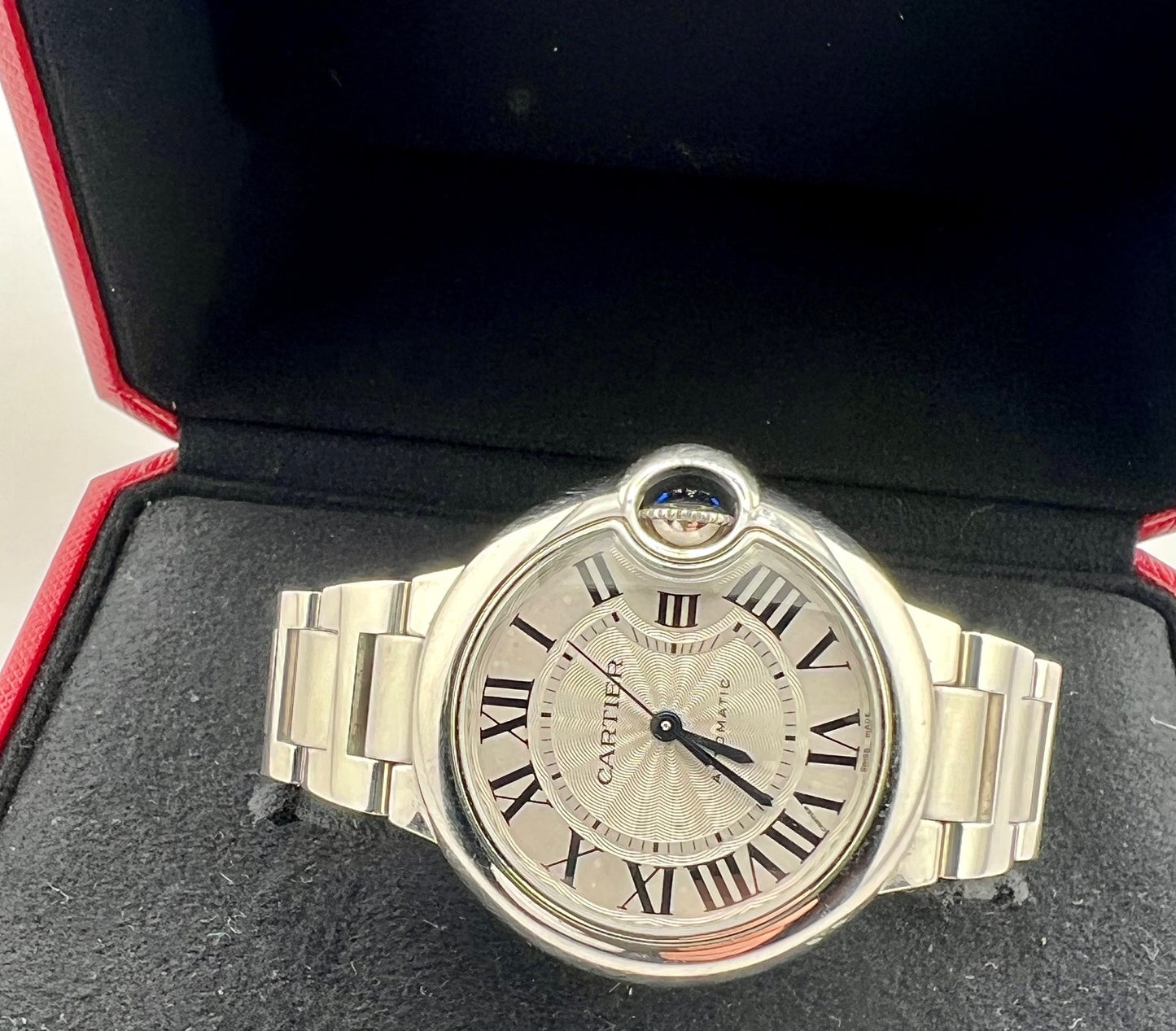 Cartier Ballon Bleu 33mm Automatic W6920071 No Paper Cartier
