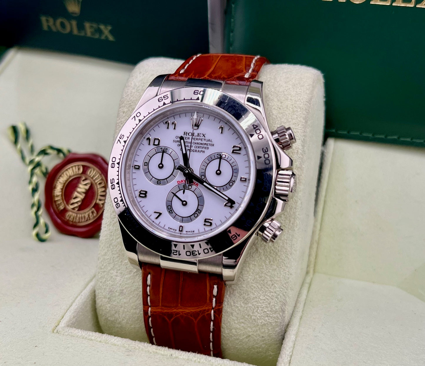 Rolex Daytona 116519 White Gold full set 2006 ITA