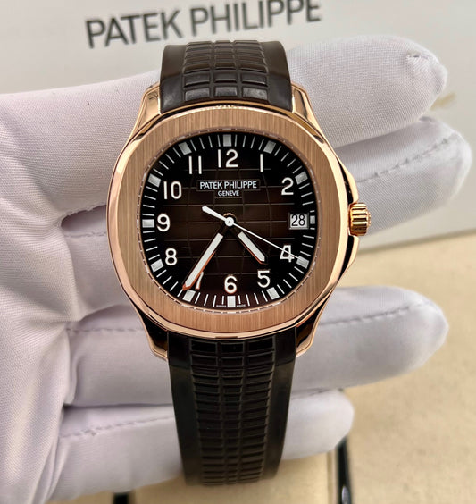 Patek Philippe Aquanaut 5167R Chocolate rose gold 2022 Full Set ITA
