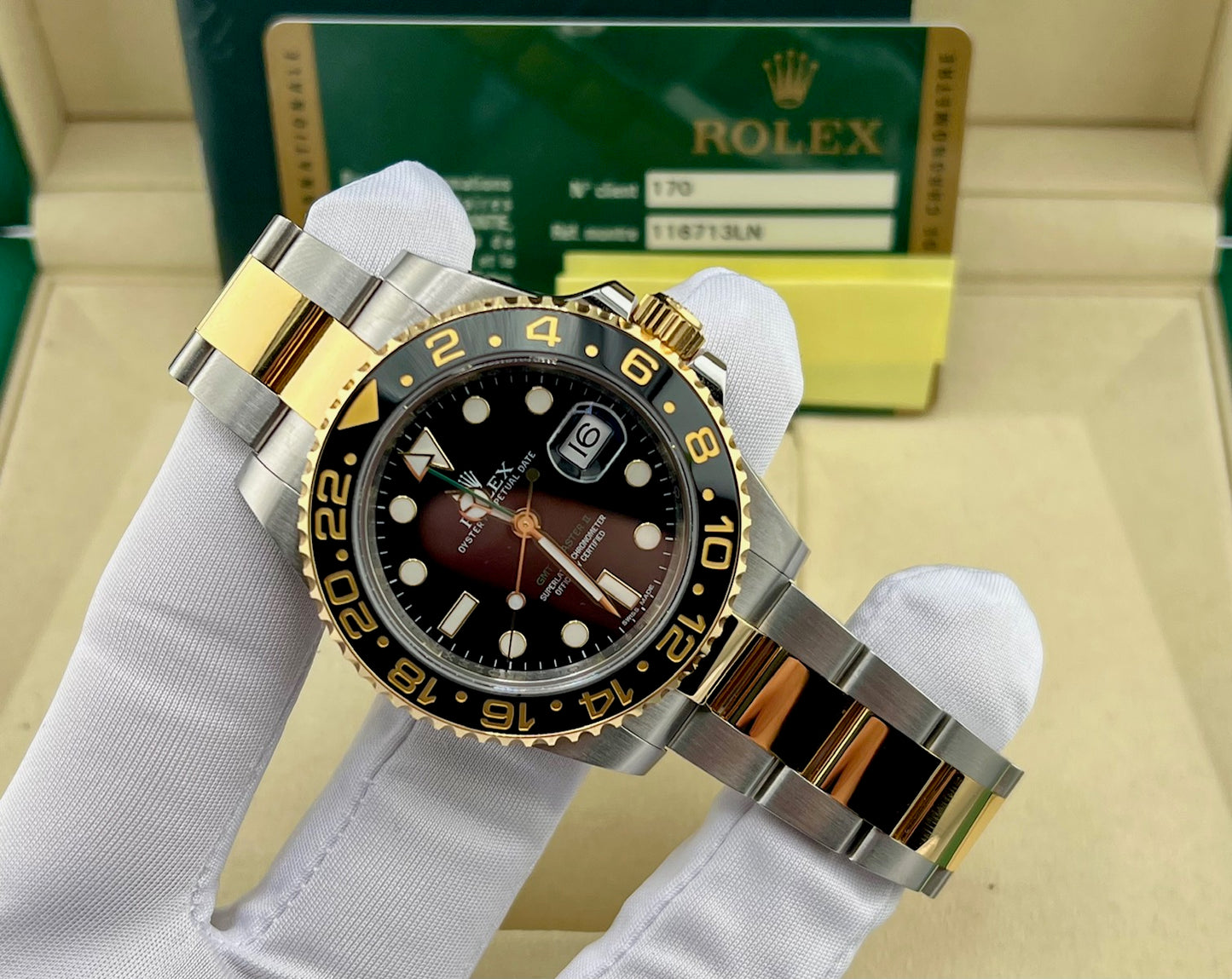 Rolex GMT-Master II 116713LN 2013 ITA Box&Paper