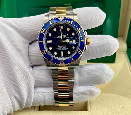 Rolex Submariner Date 41mm 126613LB Blue Dial 2023 like new