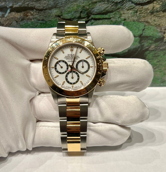 Rolex Daytona 16523 Porcellana Dial 1988 Full Set  R serial