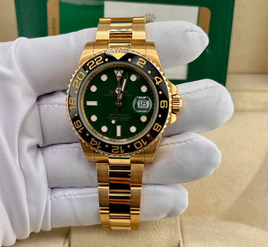 Rolex GMT-Master II 116718LN Green Dial 2016 ITA B&P