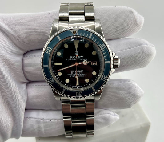 Rolex Sea-Dweller 1665 1977 MKI Big White Ghost Bezel Faded