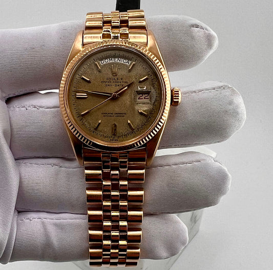 Rolex Day-Date 36mm 6611 1956 Jubilèe only watch Raro oro rosa