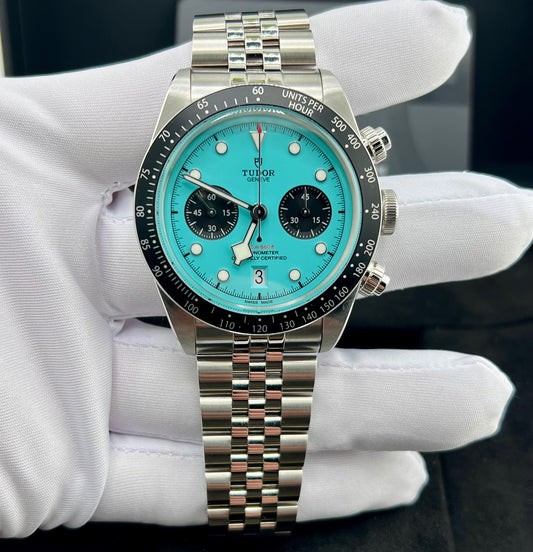 Tudor Black Bay Chrono Flamingo Blue 2025 79360N