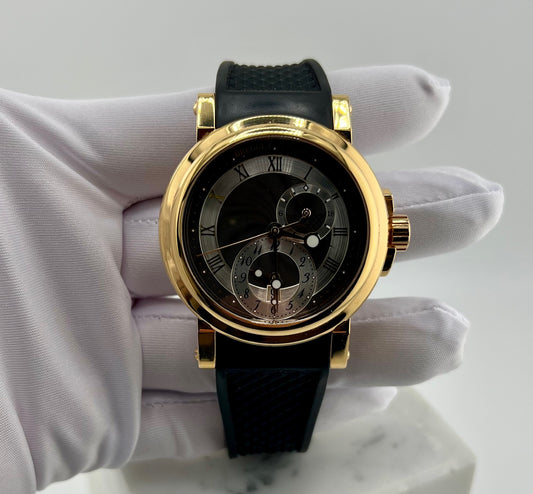 Breguet Marine Gmt 5857bR/Z2/5ZU Full Set Rose Gold