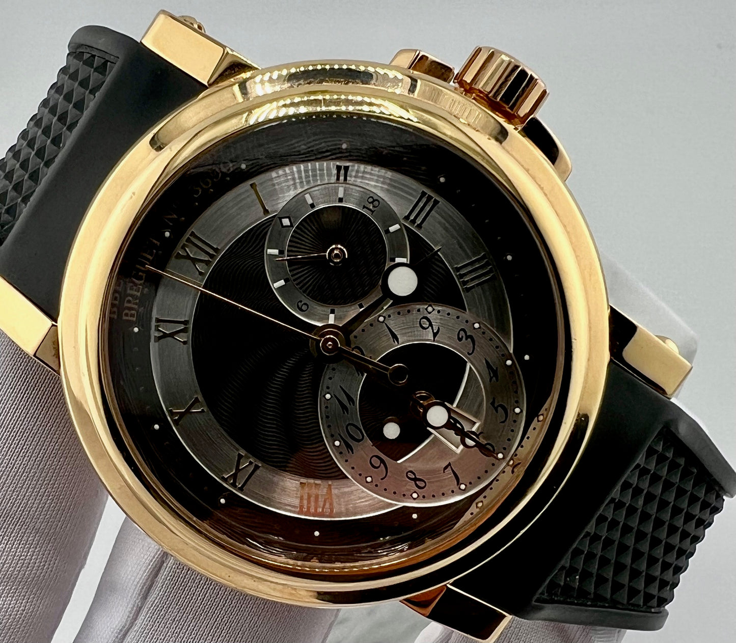 Breguet Marine Gmt 5857bR/Z2/5ZU Full Set Rose Gold