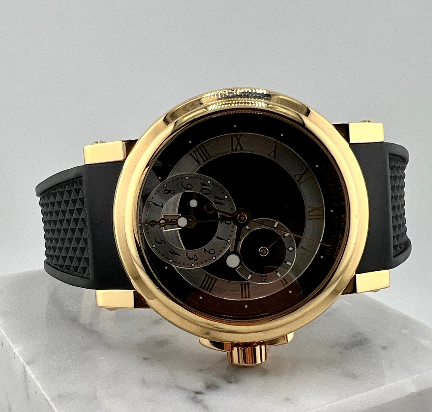 Breguet Marine Gmt 5857bR/Z2/5ZU Full Set Rose Gold