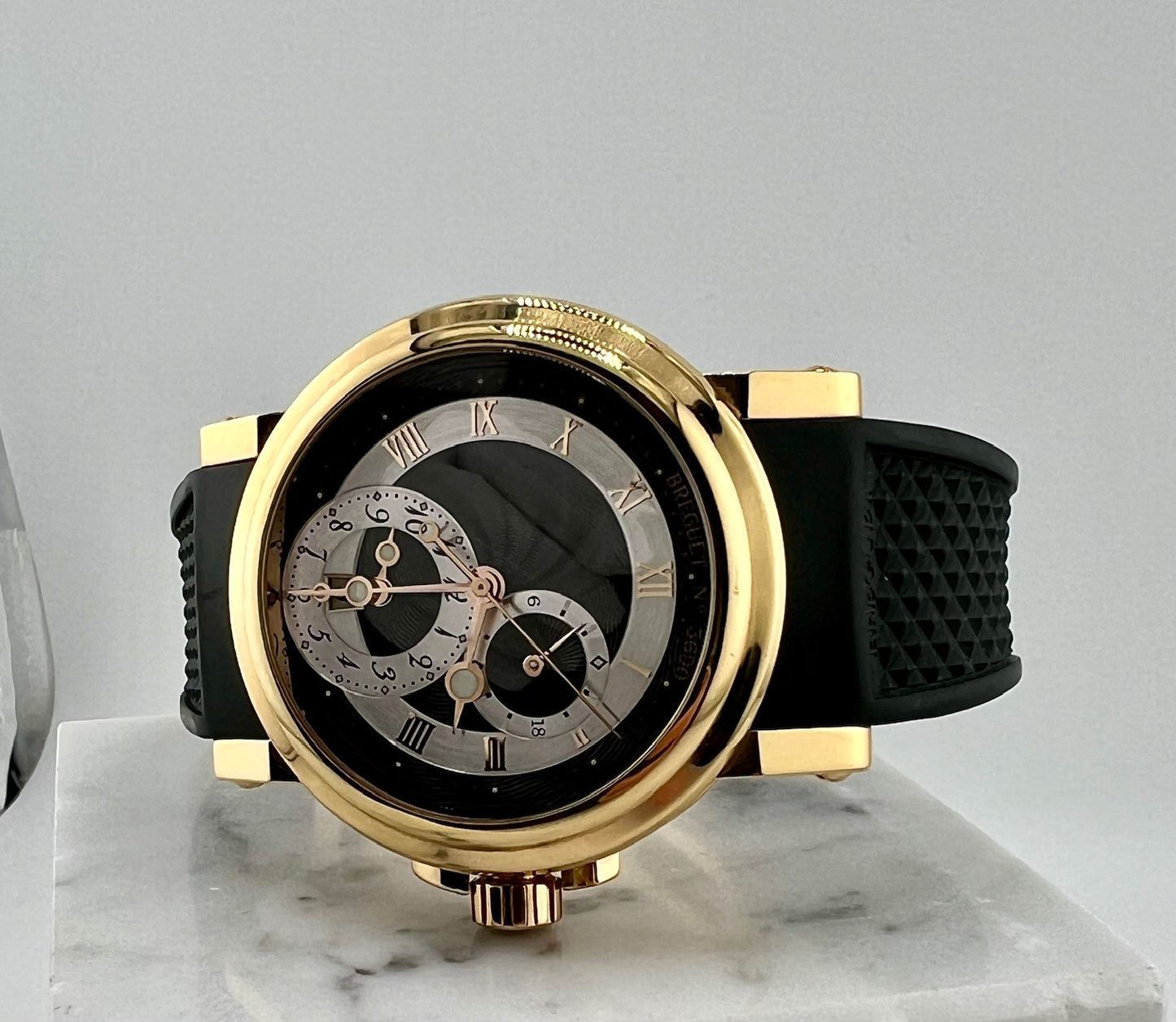 Breguet Marine Gmt 5857bR/Z2/5ZU Full Set Rose Gold
