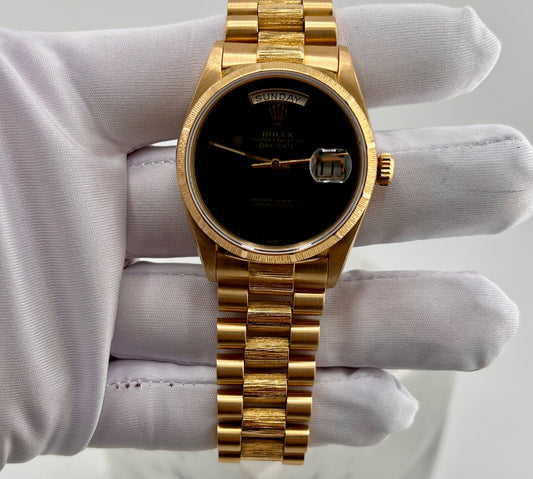 Rolex Day-Date 36mm 18078 Corteccia 1986 only watch double dial