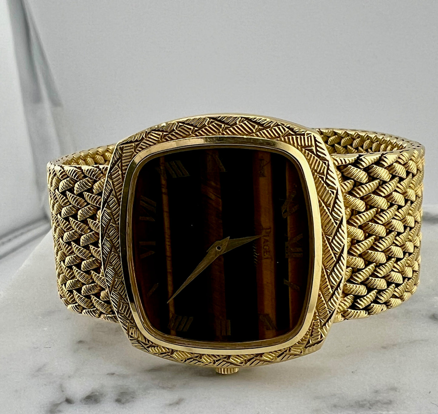 Piaget Vintage 12431D3 Tiger's Eye Yellow gold 18KT