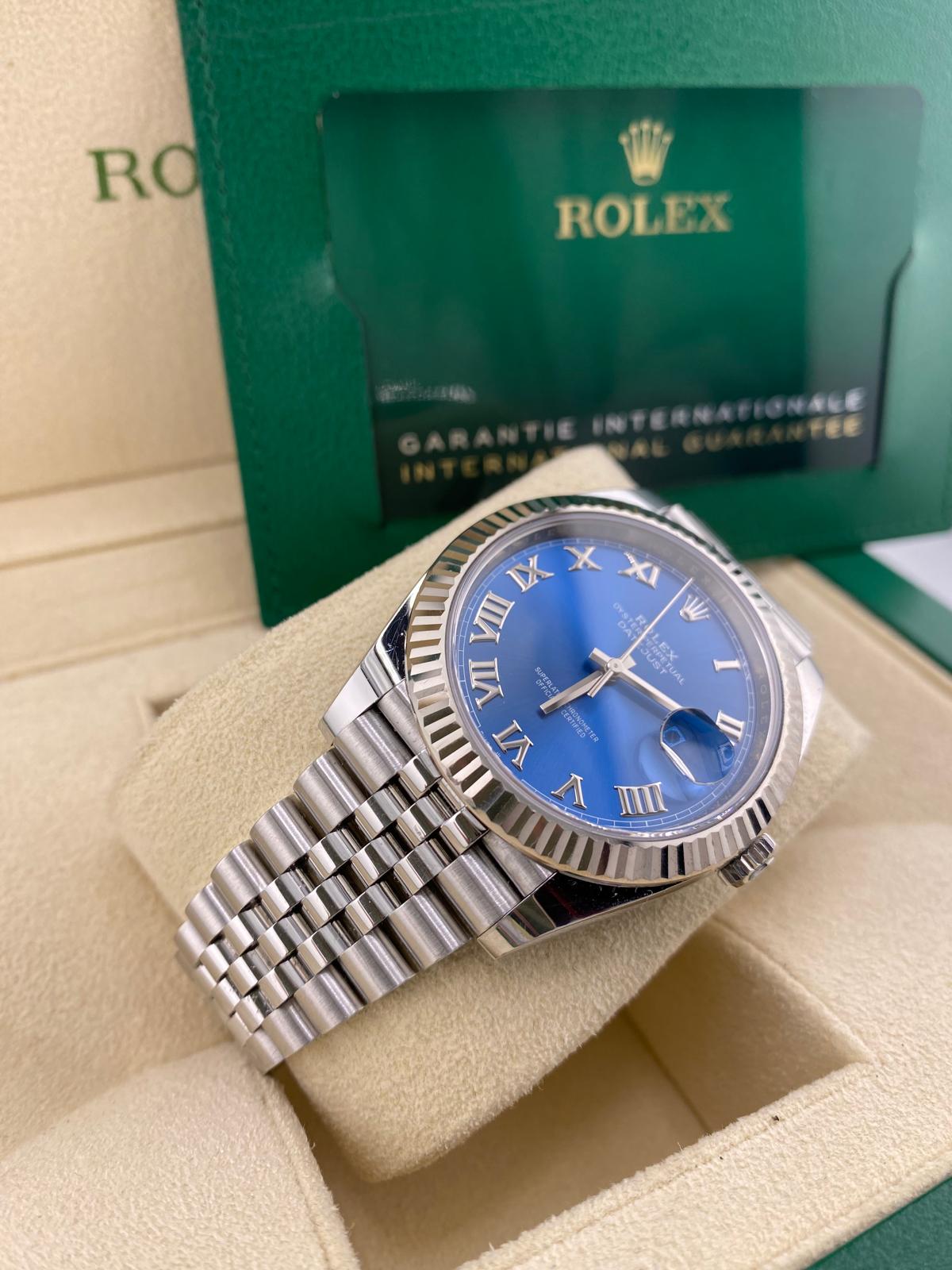 Rolex Datejust 41mm 126334 Blue Dial Jubilèe 2021