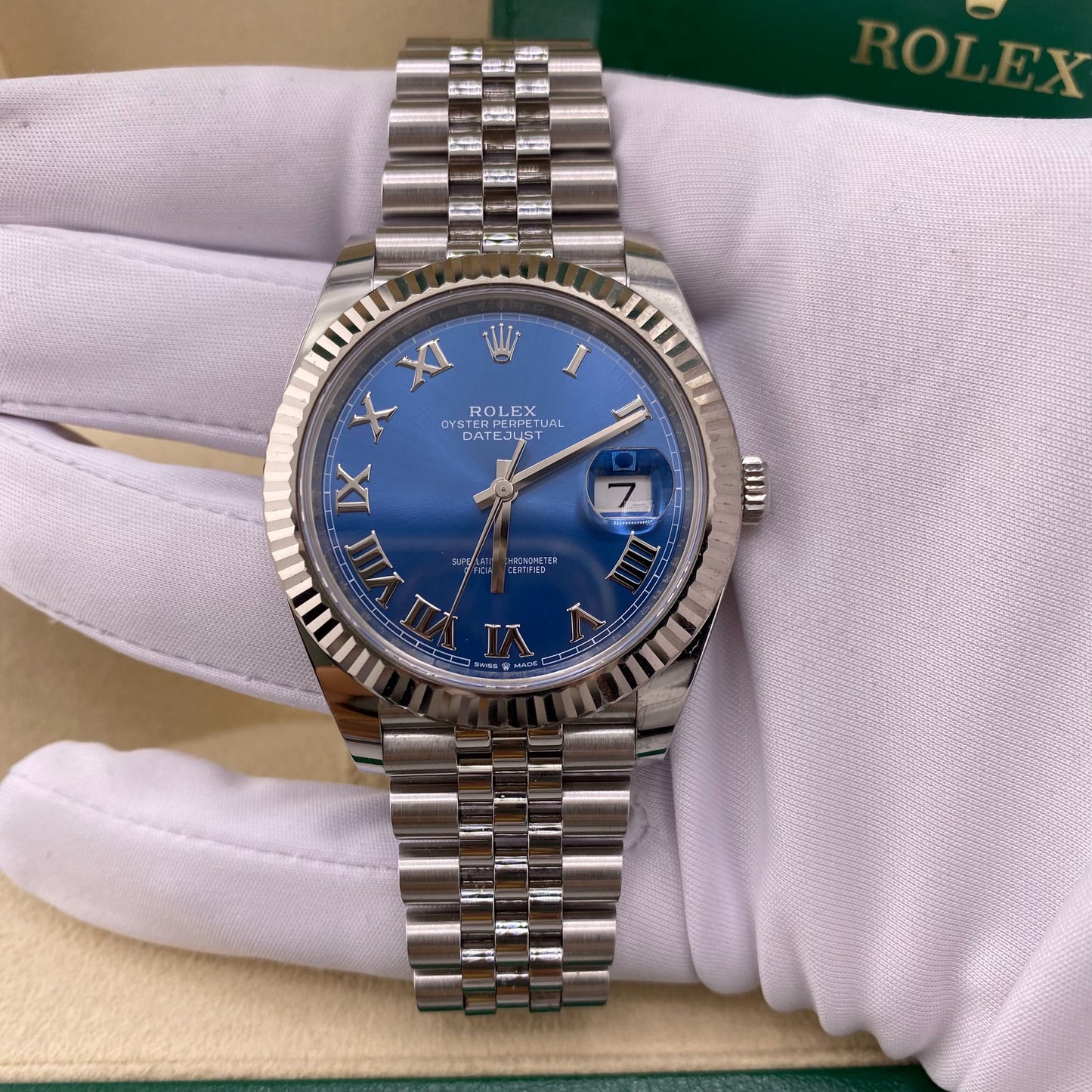 Rolex Datejust 41mm 126334 Blue Dial Jubilèe 2021