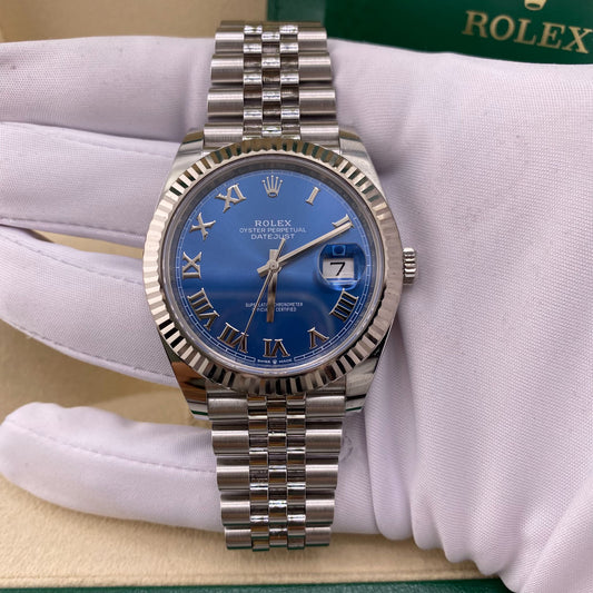 Rolex Datejust 41mm 126334 Blue Dial Jubilèe 2021