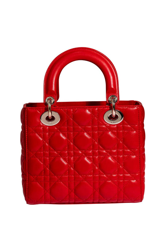 Mini Lady Dior Rossa